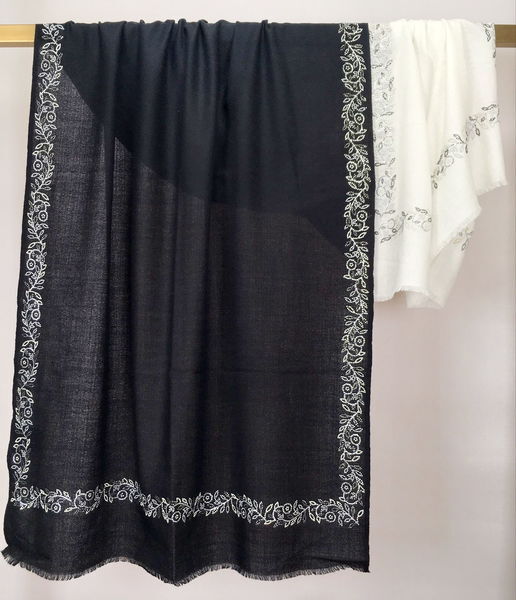 ACC-CCG1025-047 [702896] 75% Wool 25% Silk 約:70x200cm (A47)