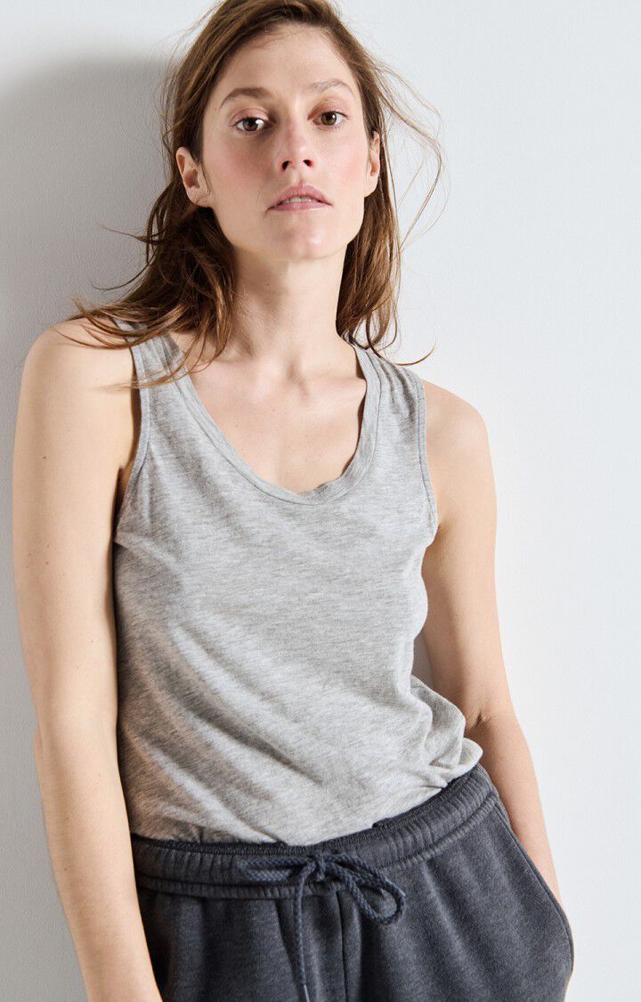 1FA1025-185 [AMERICAN VINTAGE] JACKSONVILLE 上衣 灰色 #JAC47H26HEATHER GREY (EU)