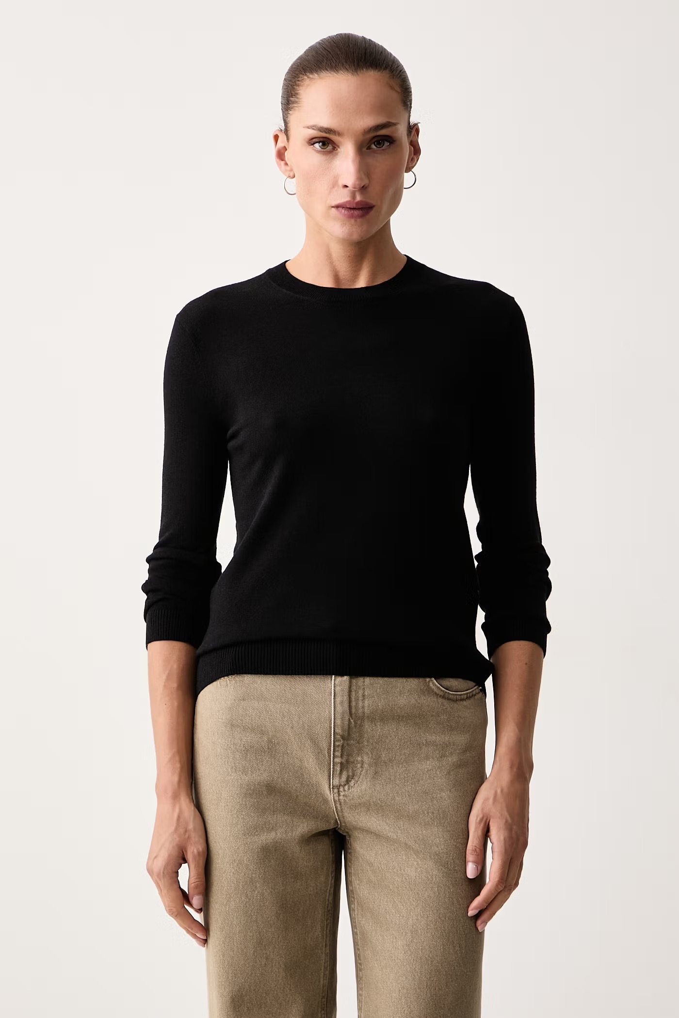 1FA1025-117 [MAX MARA WEEKEND] WKDSICILIA 上衣 黑色 #262536610260010 (EU)