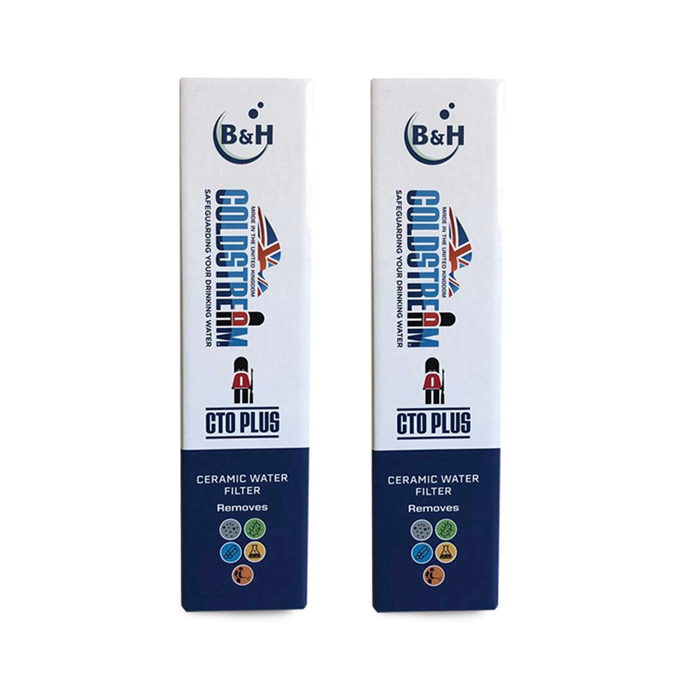 GI003 B&H 皇家衛兵 CTOF Plus+ 陶瓷濾芯 孖裝 (CTOF Plus+ 陶瓷濾芯是免洗式，用3個月才洗一次，原產地 : 英國設廠於馬來西亞)