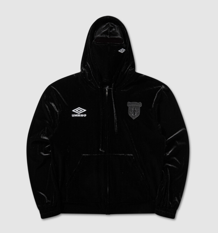 【代購】茵寶 UMBRO Velvet Mask Hooded Zip-Up 絲絨面罩連帽外套