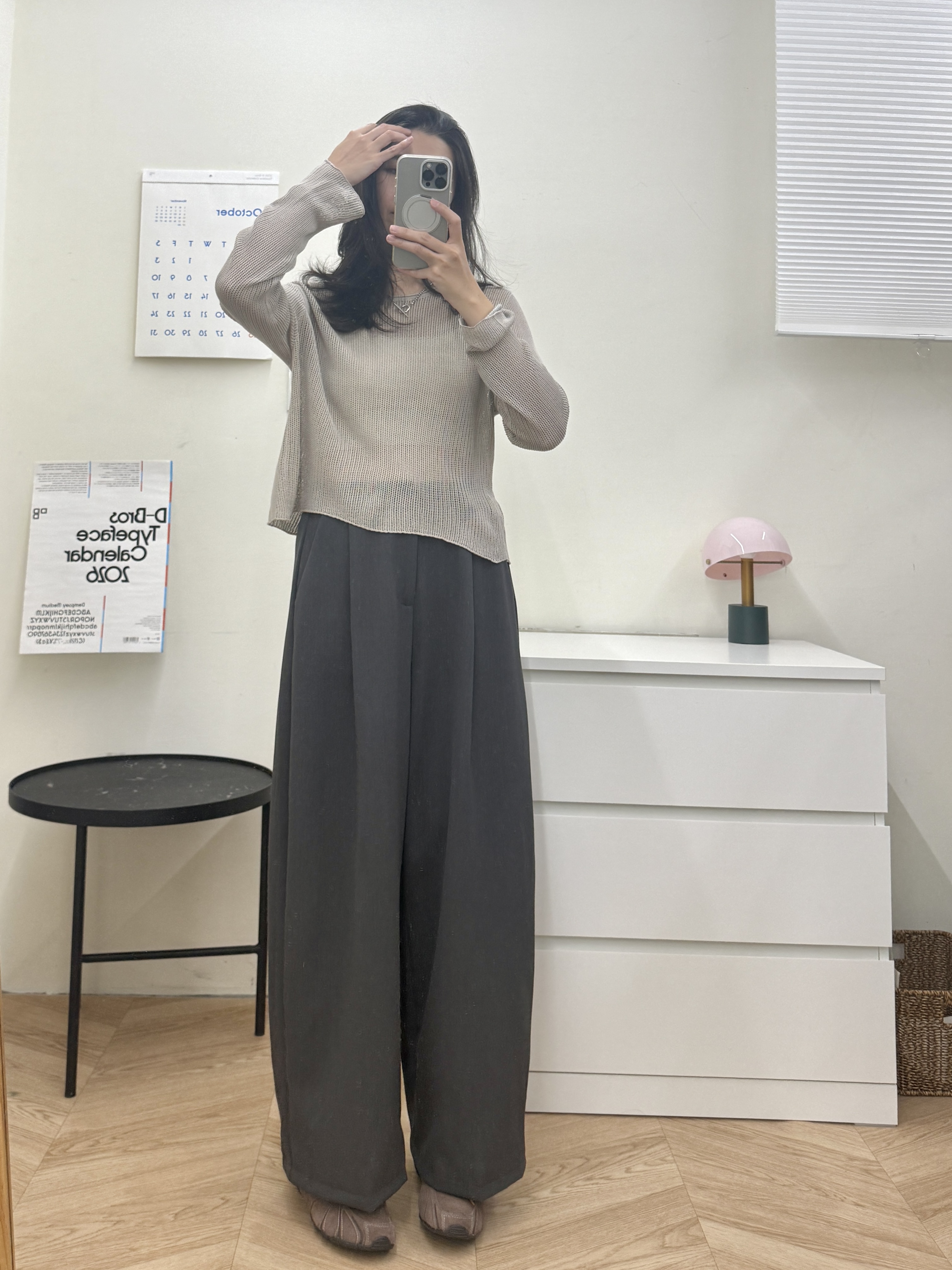 壓摺直腿西裝褲*3色
