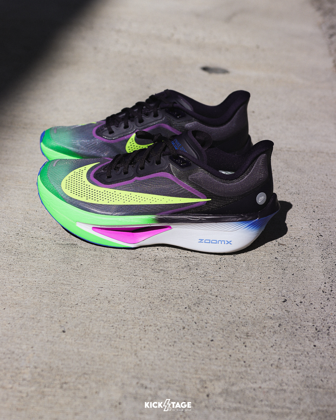 男鞋 NIKE ZOOM FLY 6 RSG 黑紫綠 緩震 透氣 碳纖維 慢跑 運動鞋【IQ0666-500】