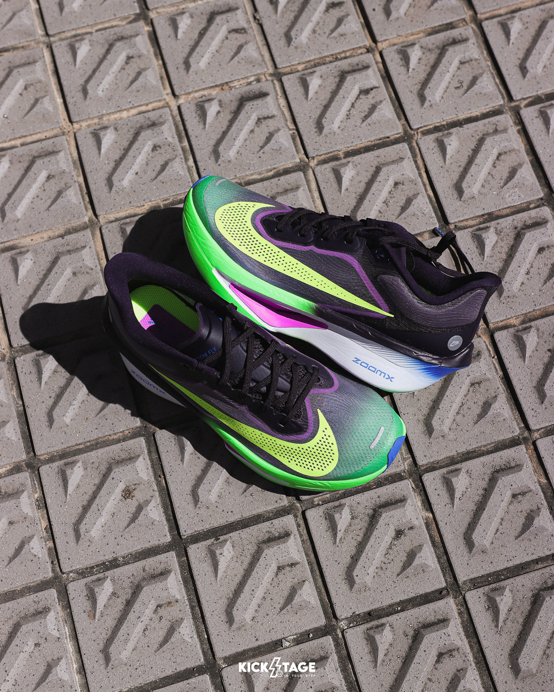 男鞋 NIKE ZOOM FLY 6 RSG 黑紫綠 緩震 透氣 碳纖維 慢跑 運動鞋【IQ0666-500】