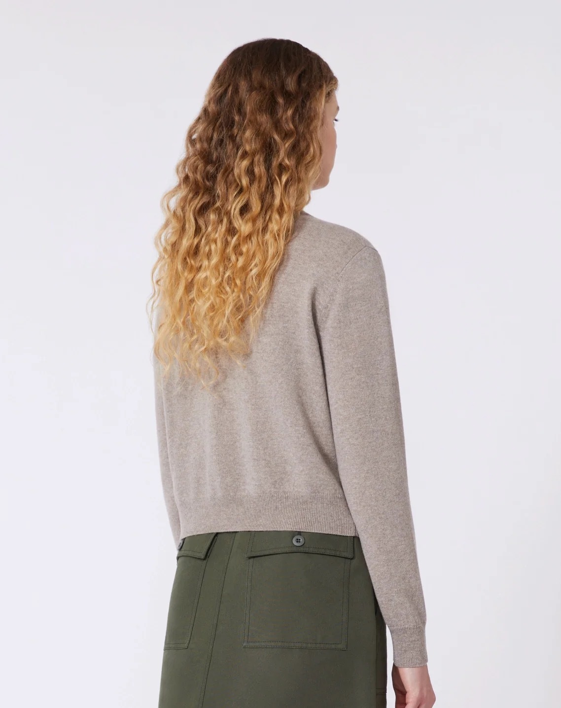 1FA1025-253 [MAX MARA WEEKEND] WKDNEBBIA 開襟衫 灰色 #2615341021600002 (EU)
