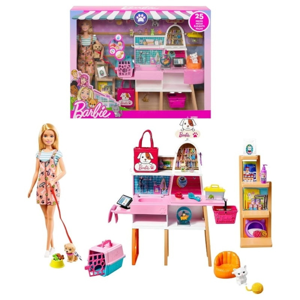 【MATTEL 美泰兒】Barbie 芭比 寵物美容院 strc