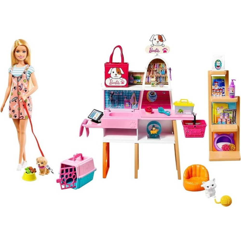 【MATTEL 美泰兒】Barbie 芭比 寵物美容院 strc