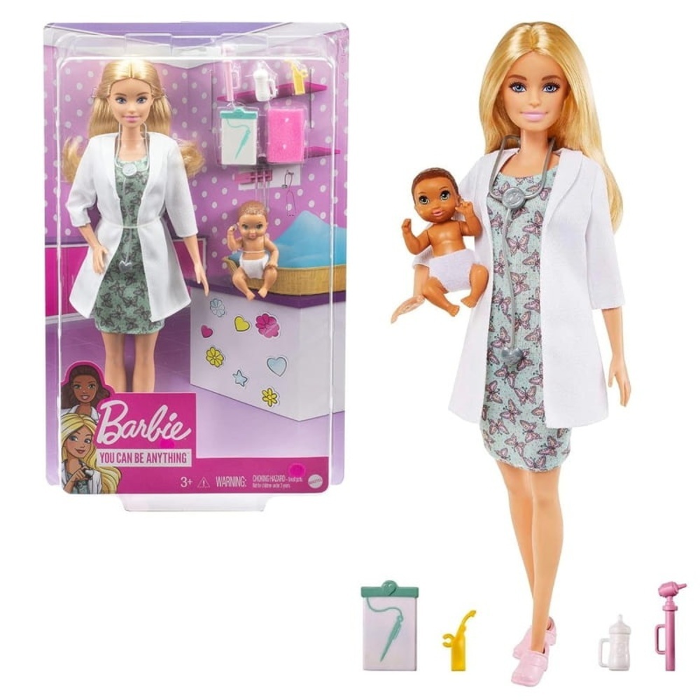 【MATTEL 美泰兒】Barbie 芭比 小兒科醫生 strc