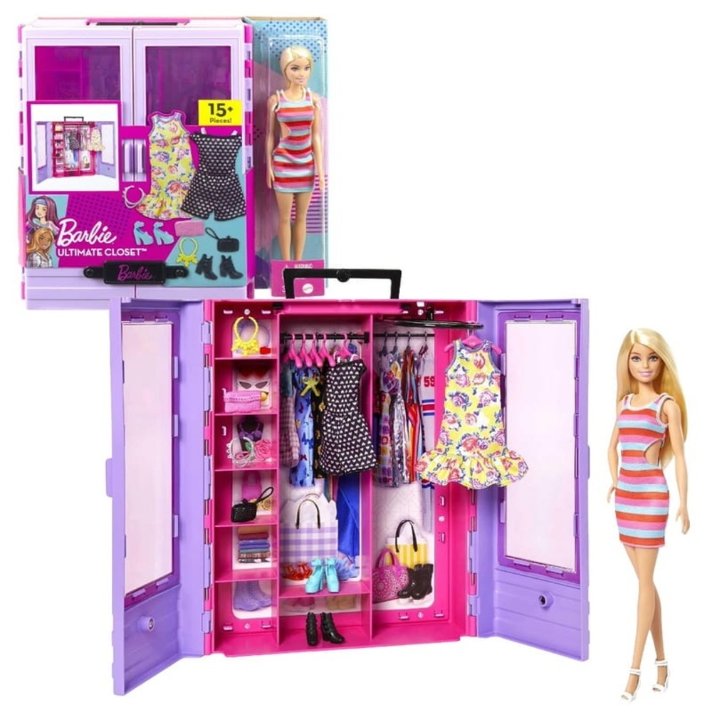 【MATTEL 美泰兒】Barbie 芭比 時尚衣櫥 strc