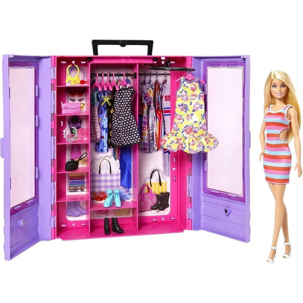 【MATTEL 美泰兒】Barbie 芭比 時尚衣櫥 strc