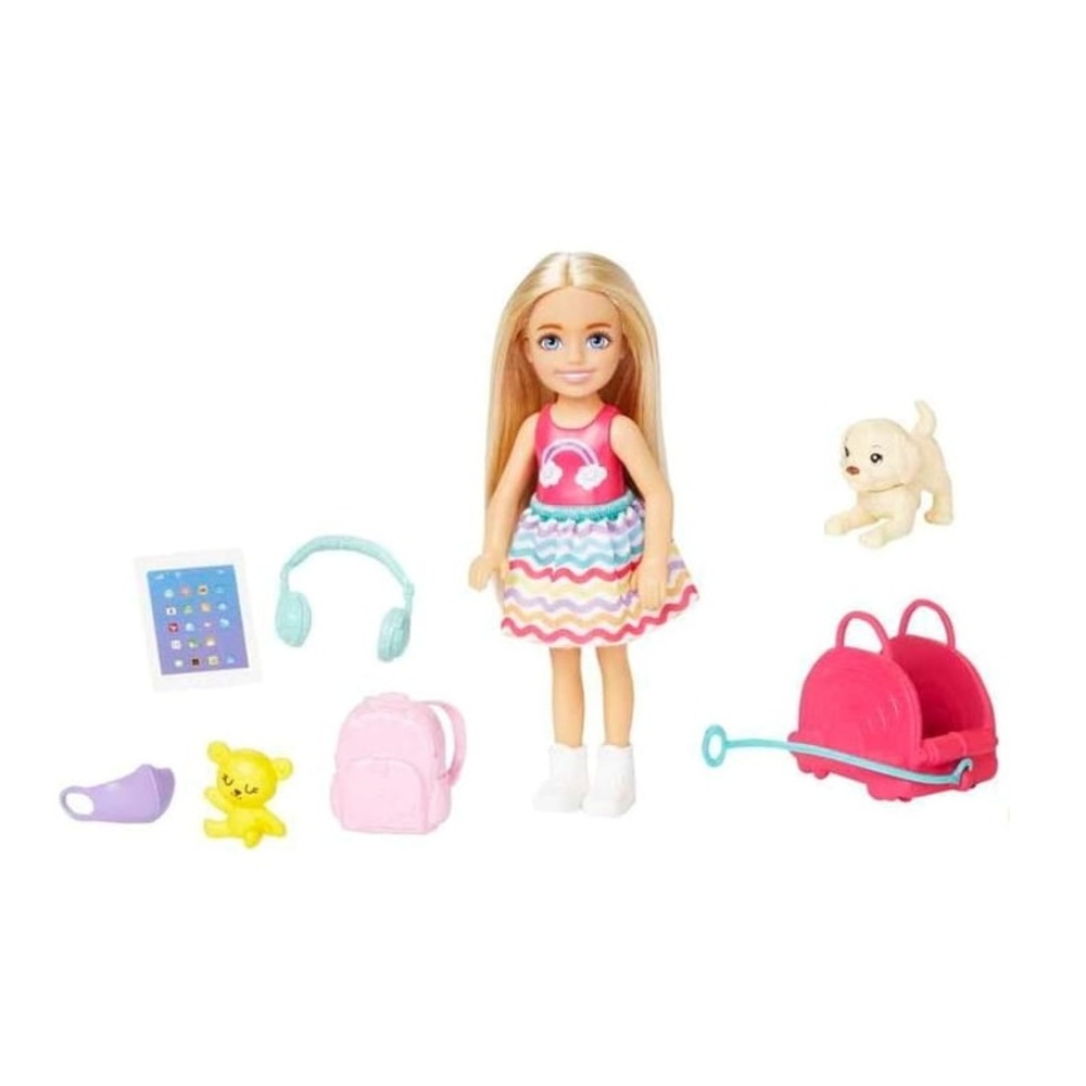 【MATTEL 美泰兒】Barbie 芭比 雀兒喜與寵物的旅程 strc