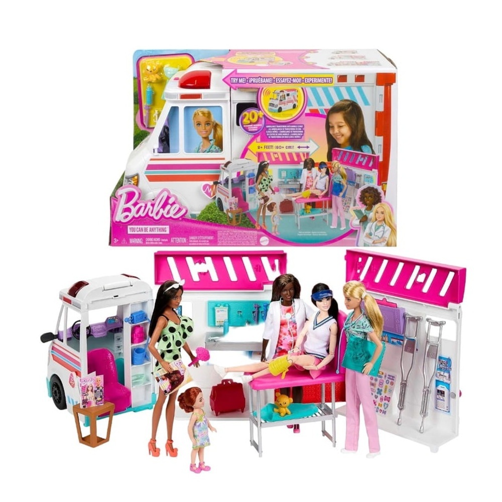 【MATTEL 美泰兒】Barbie 芭比 救護車行動診所 strc