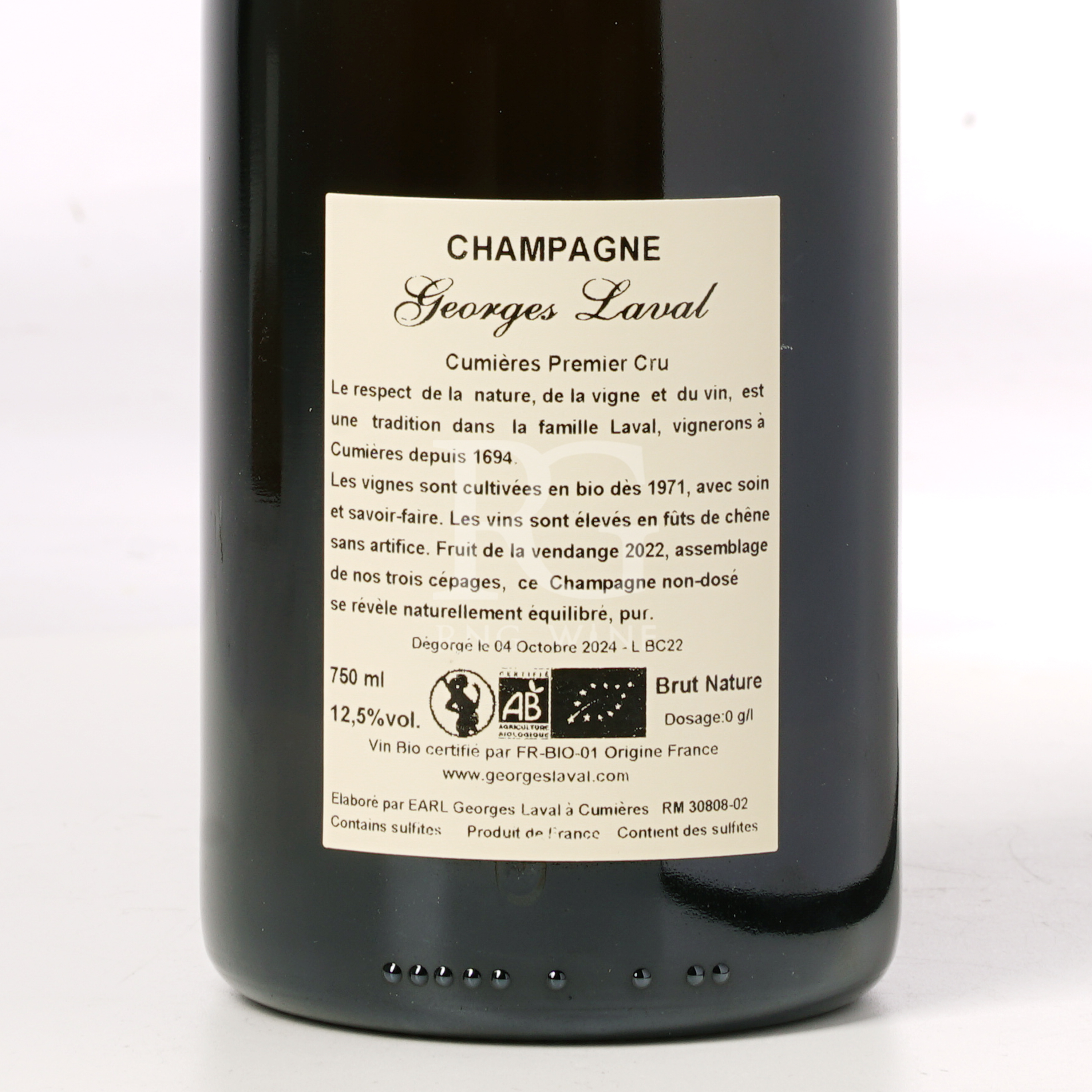 Georges Laval Cumieres Premier Cru Brut Nature