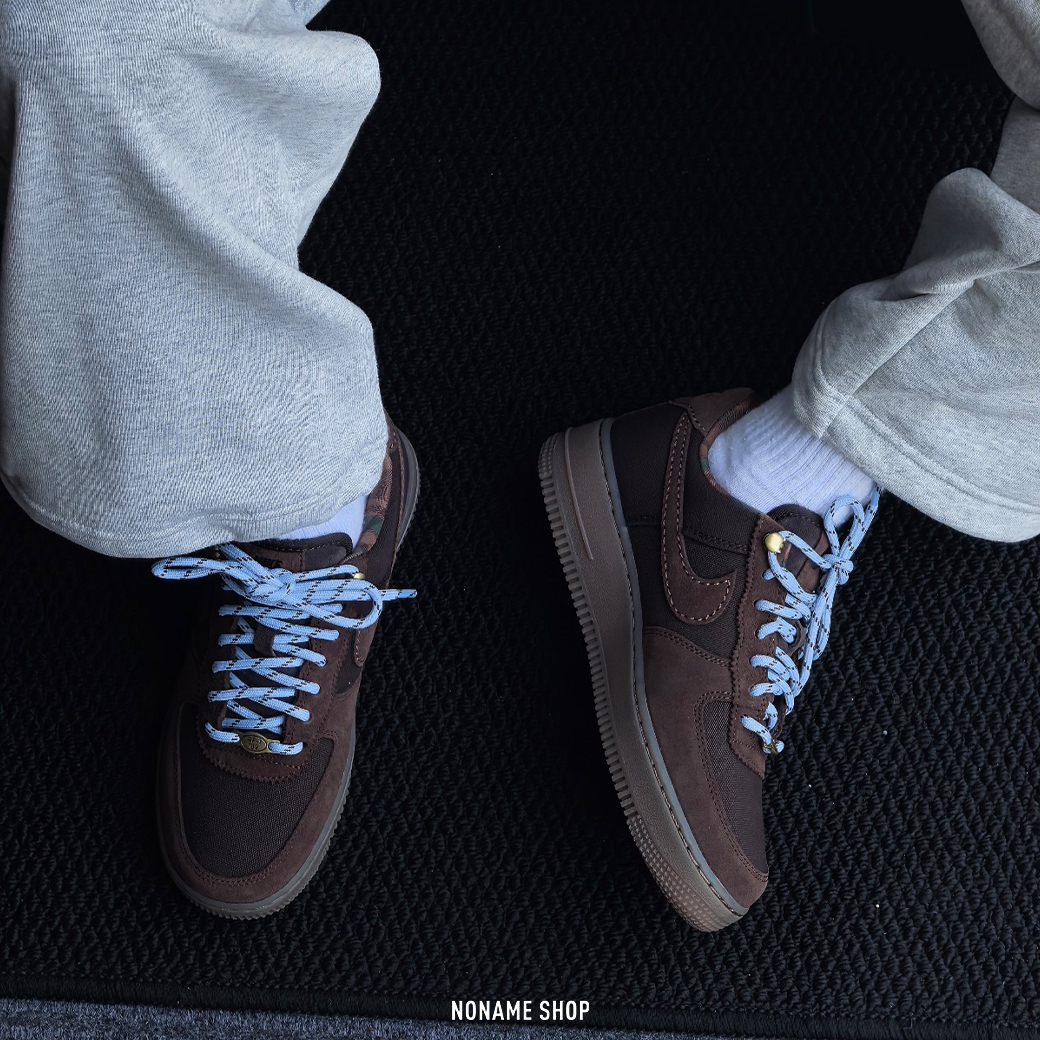 NIKE AIR FORCE 1 WORKBOOT SHADOW BROWN AF1 麂皮 復古 生膠底 工靴 休閒鞋 巧克力棕色  (男款)