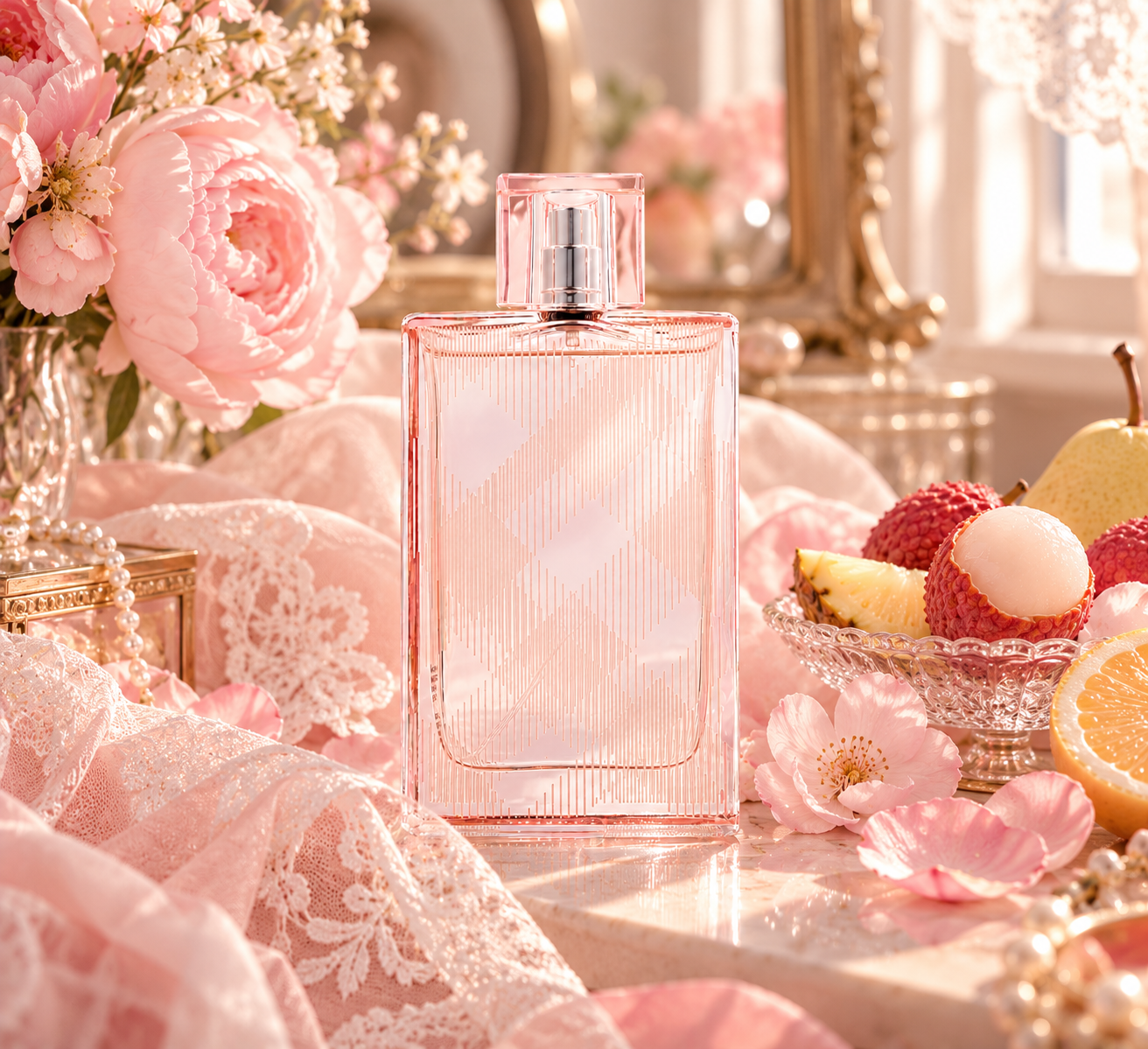 BURBERRY Brit Sheer for Her 粉紅風格女性淡香水 EDT 100ml TESTER