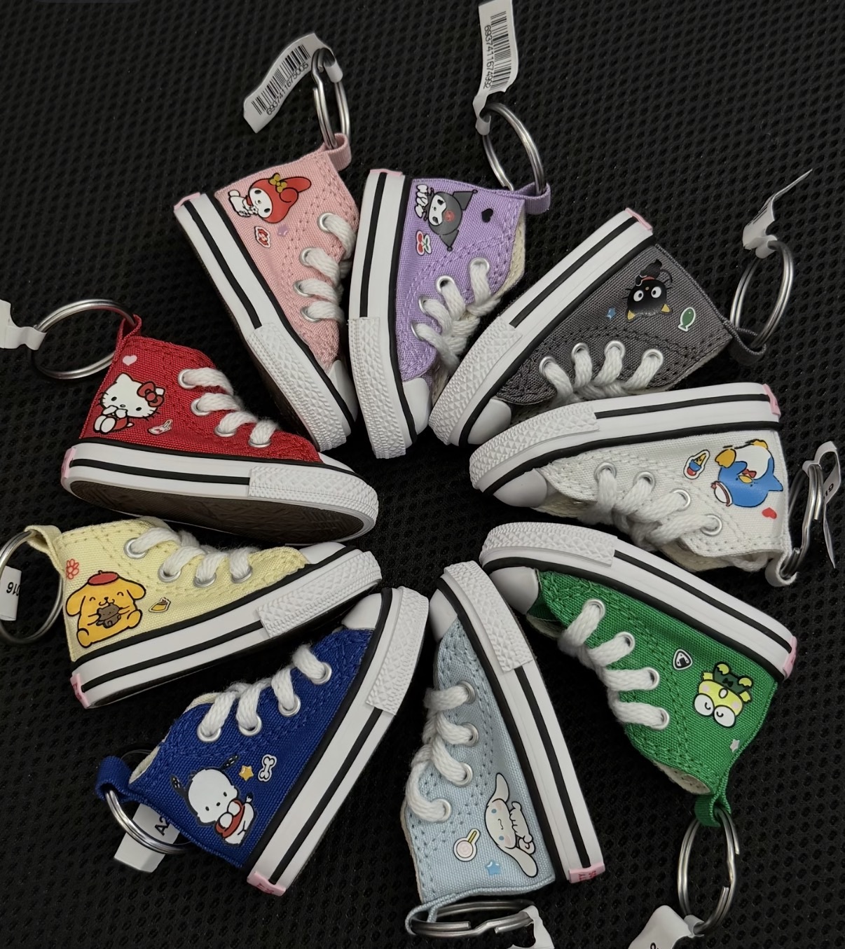 <迷你鞋鞋😗> Sanrio x CONVERSE 聯名款吊飾