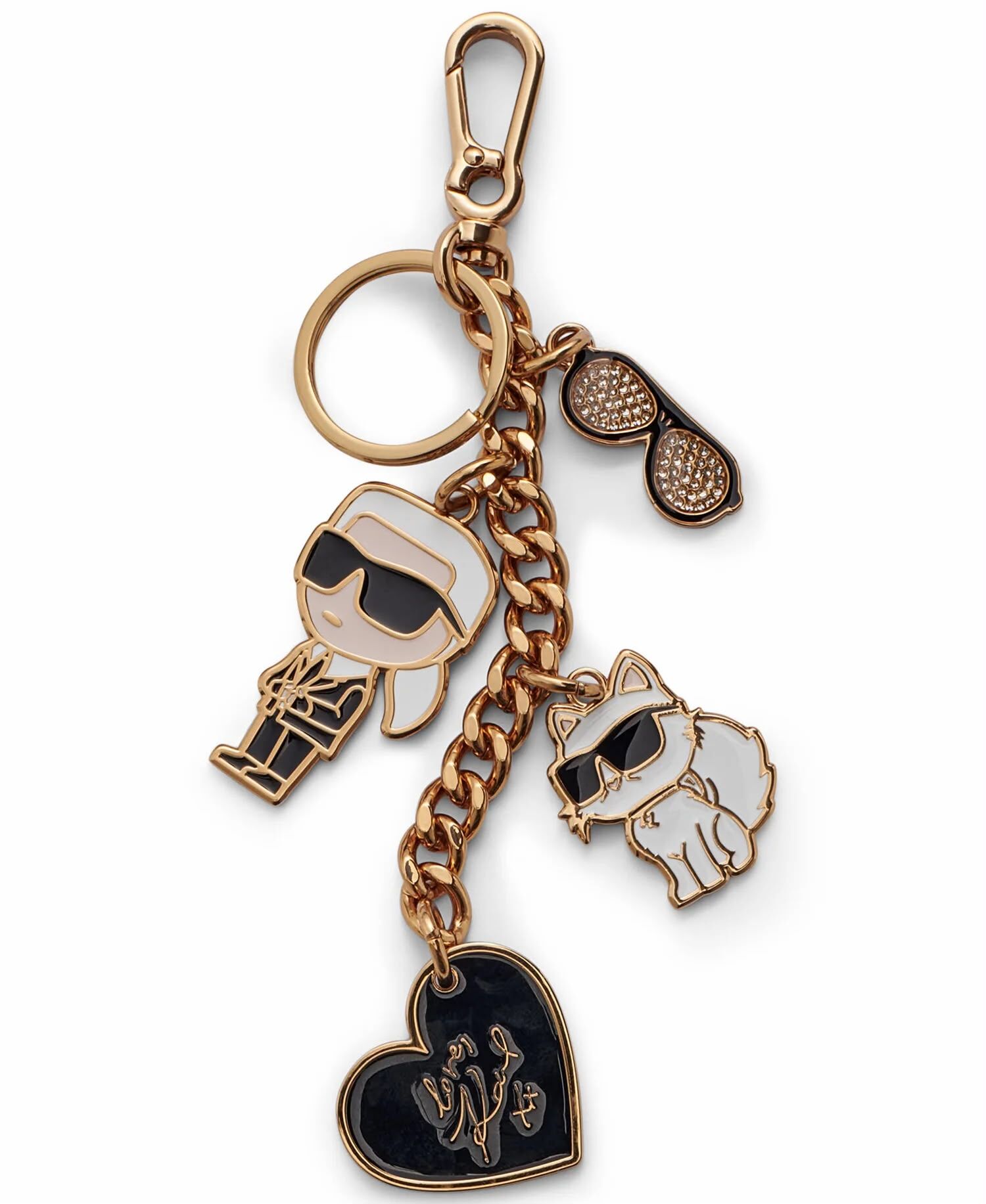 WX80 KL 老佛爺貓貓鎖匙扣 Karl and Choupette Duo Charm