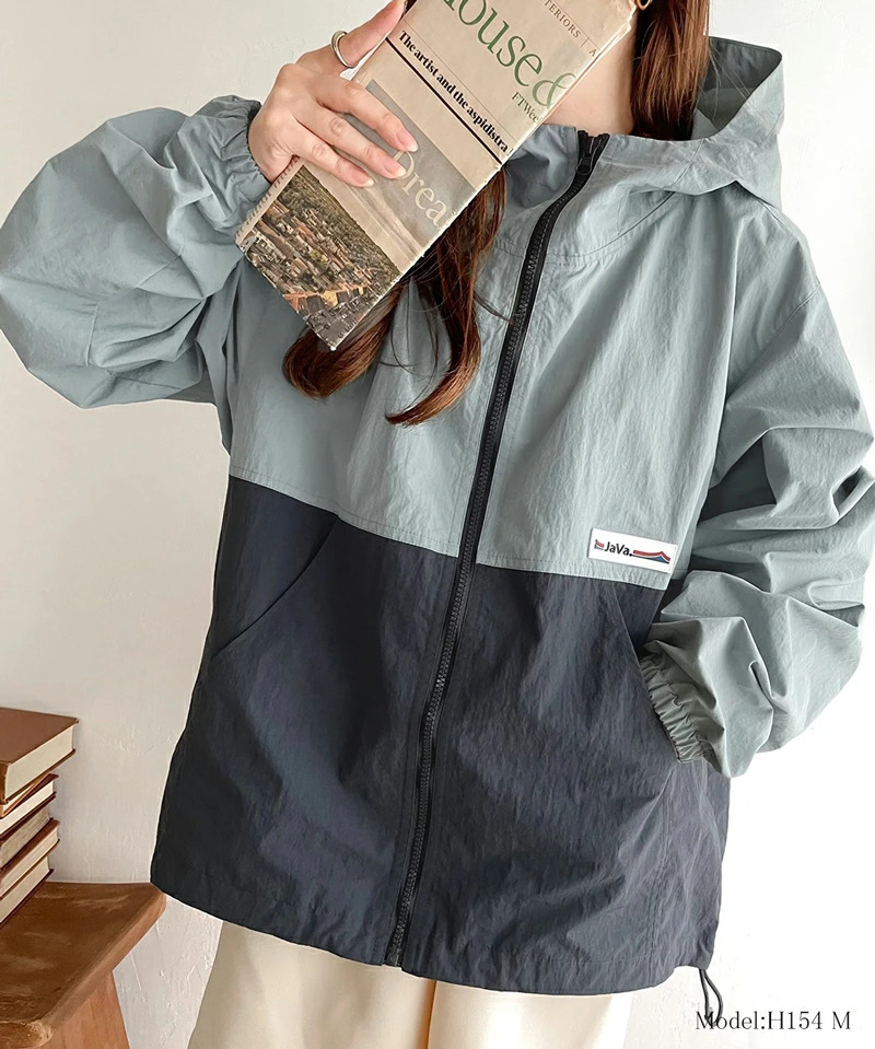日本選物｜JAVA 撞色 Nylon Jacket (4 Colours)
