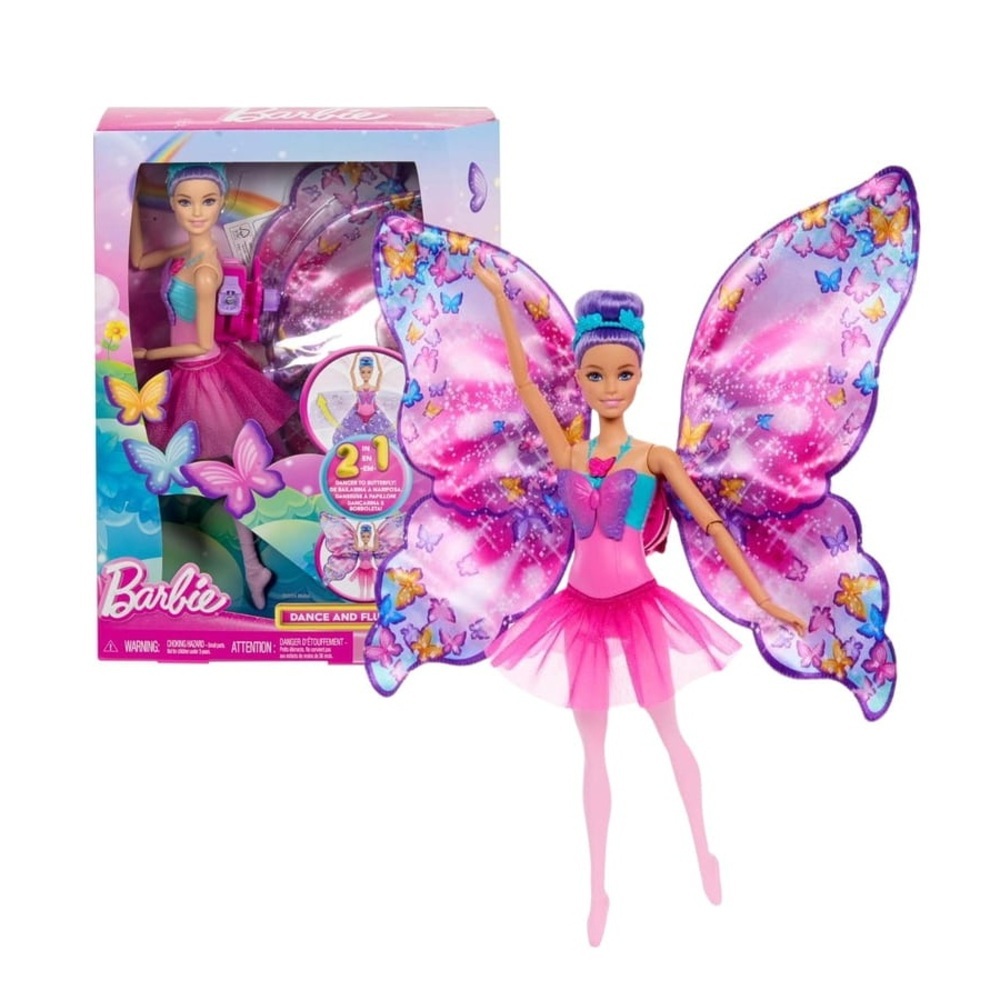 【MATTEL 美泰兒】Barbie 芭比 舞者變身蝴蝶組 strc