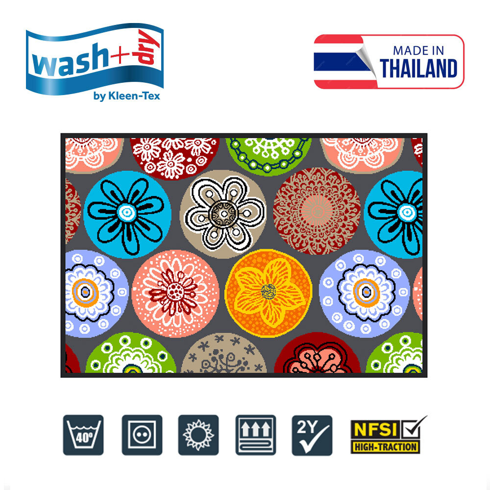 Wash+Dry by Kleen-Tex 設計地墊 珊瑚設計 75 x 120cm