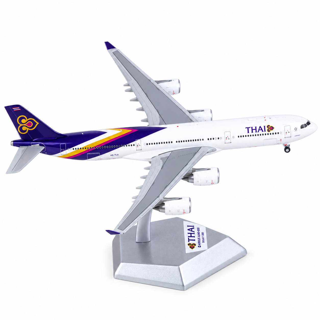HX model 1/400 泰國航空 A340-500 HS-TLD 標準塗裝