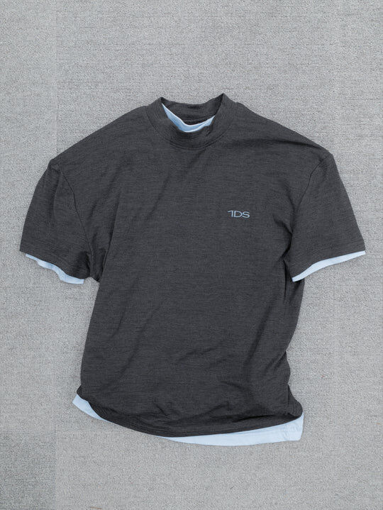 1dyLL｜1ds Light Sheer Slim Tee (Grey)