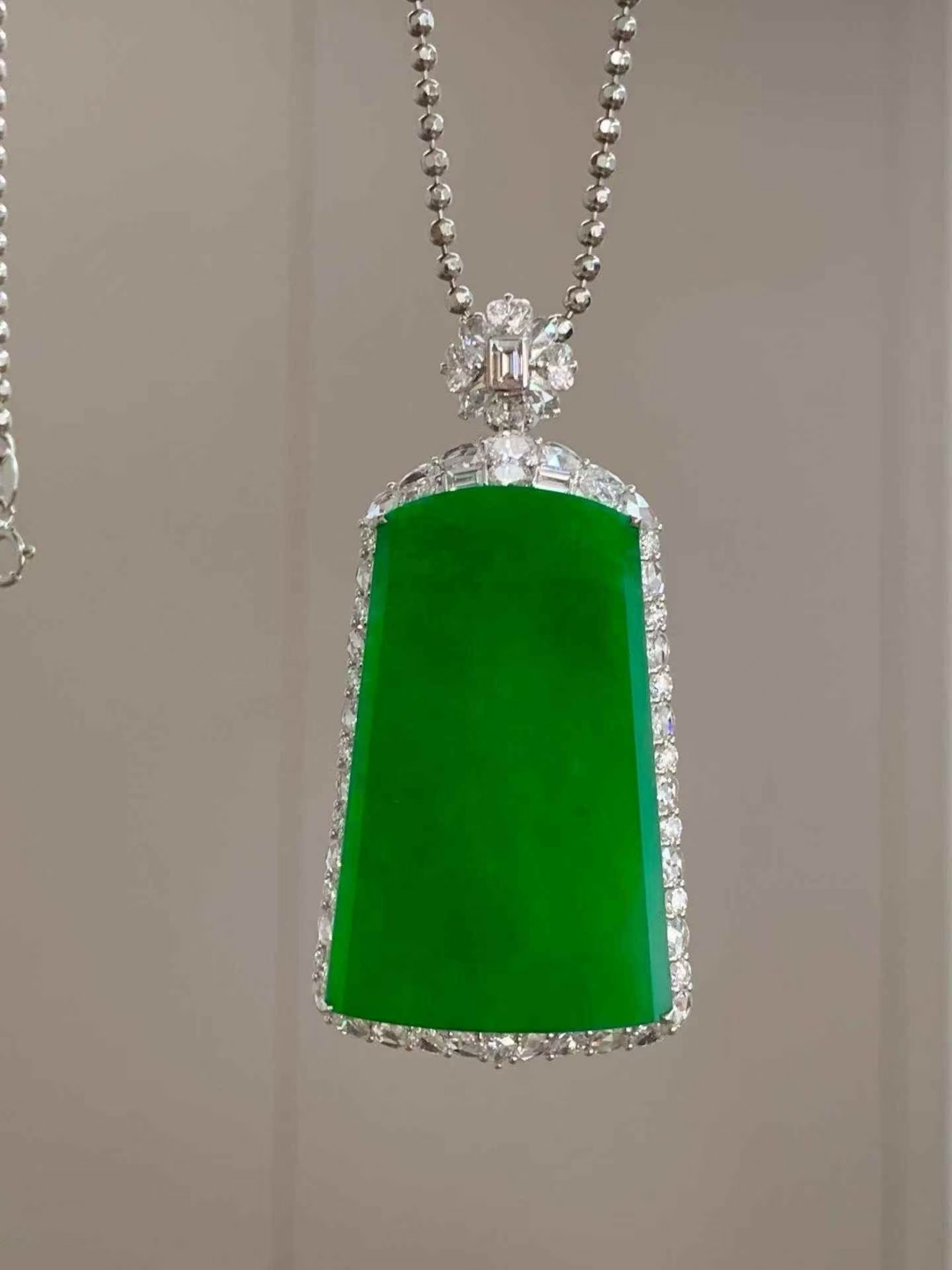 翡翠無事牌吊墜,天然翡翠A玉, 緬甸玉, Jade, Jadeite