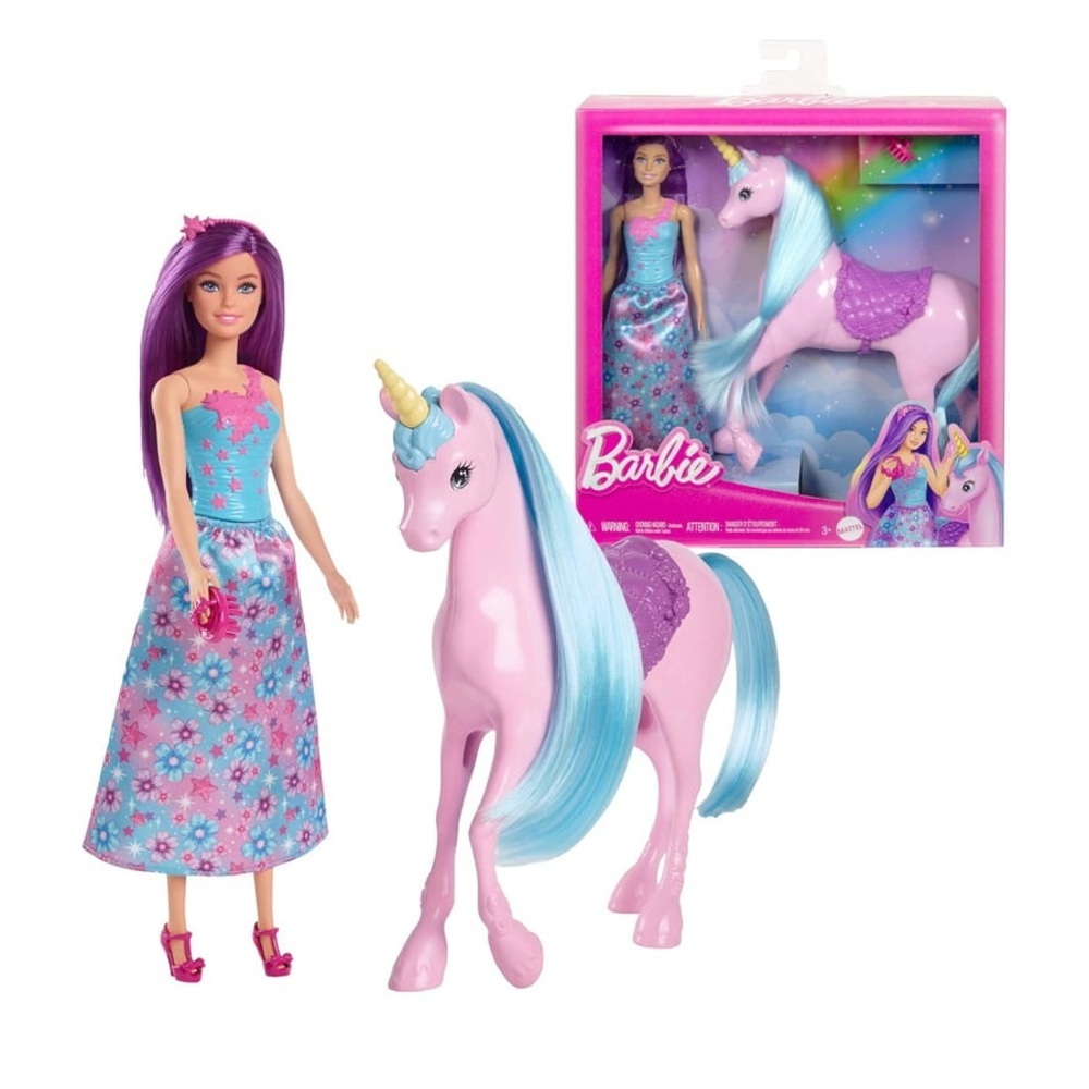 【MATTEL 美泰兒】Barbie 芭比 獨角獸與我 strc