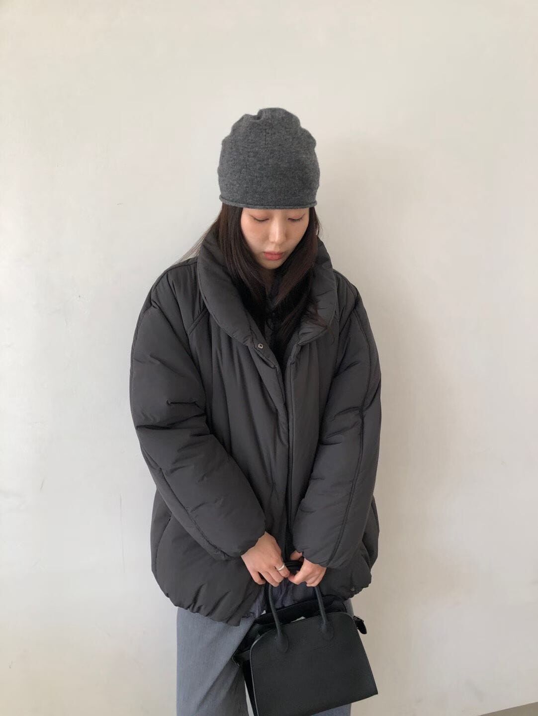 OU7202 立領蓬鬆羽絨外套