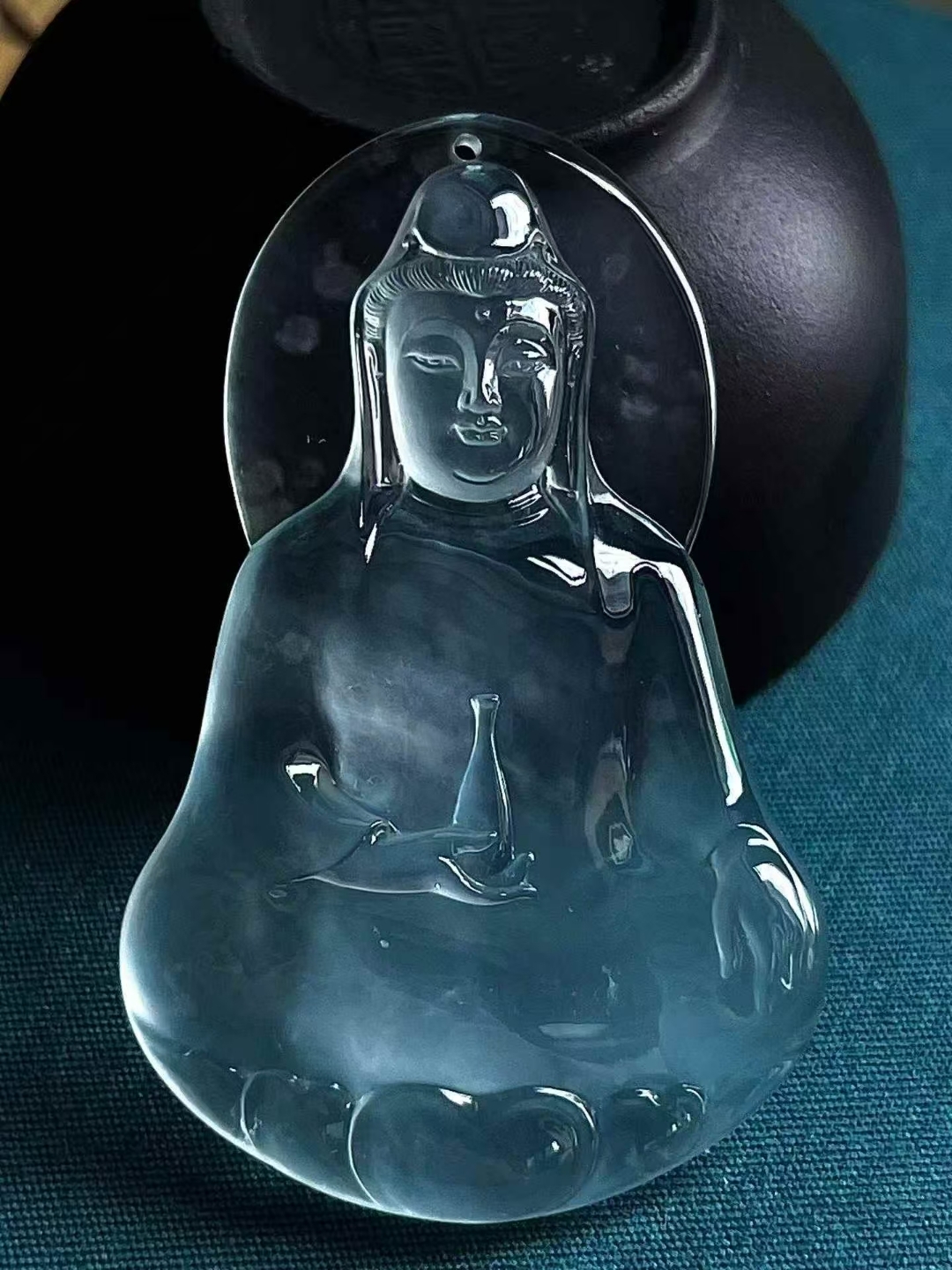 翡翠觀音,天然翡翠A玉, 緬甸玉, Jade, Jadeite