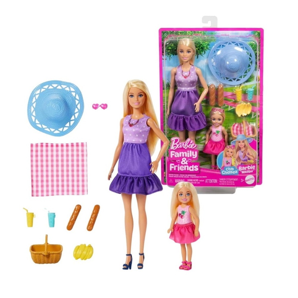【MATTEL 美泰兒】Barbie 芭比 姊妹野餐時光 strc