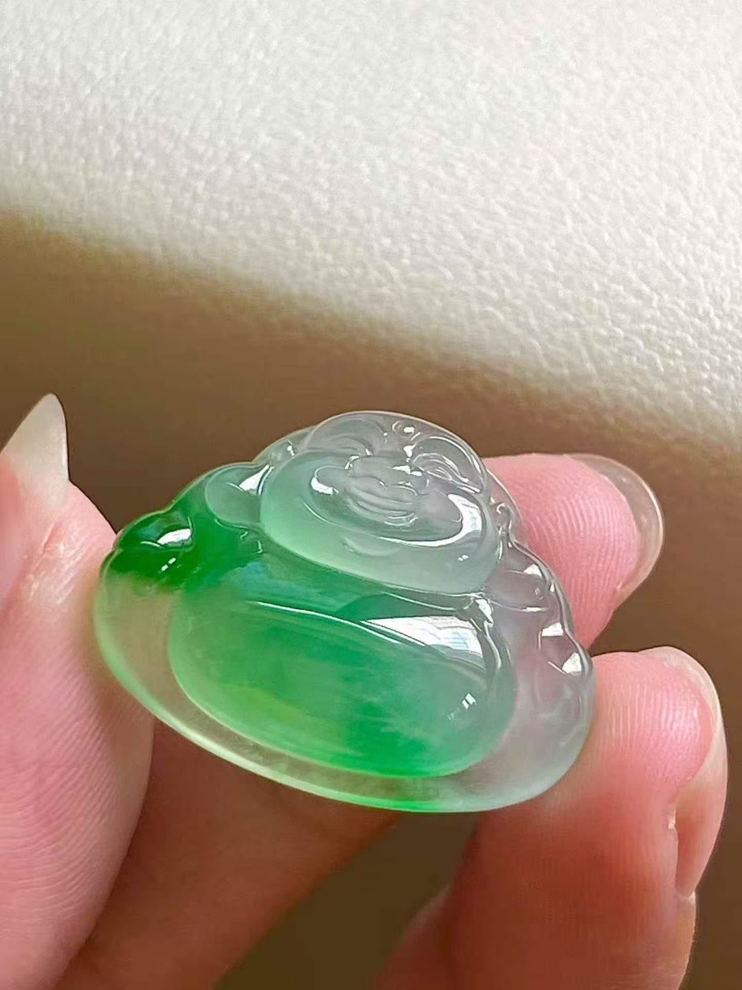 翡翠坐佛,天然翡翠A玉, 緬甸玉, Jade, Jadeite