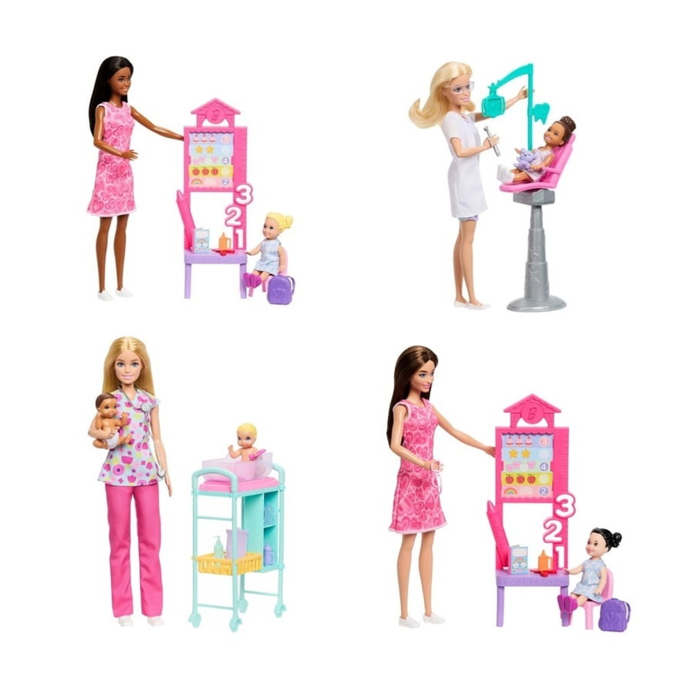 【MATTEL 美泰兒】Barbie 芭比 職業系列 隨機出貨一款 strc