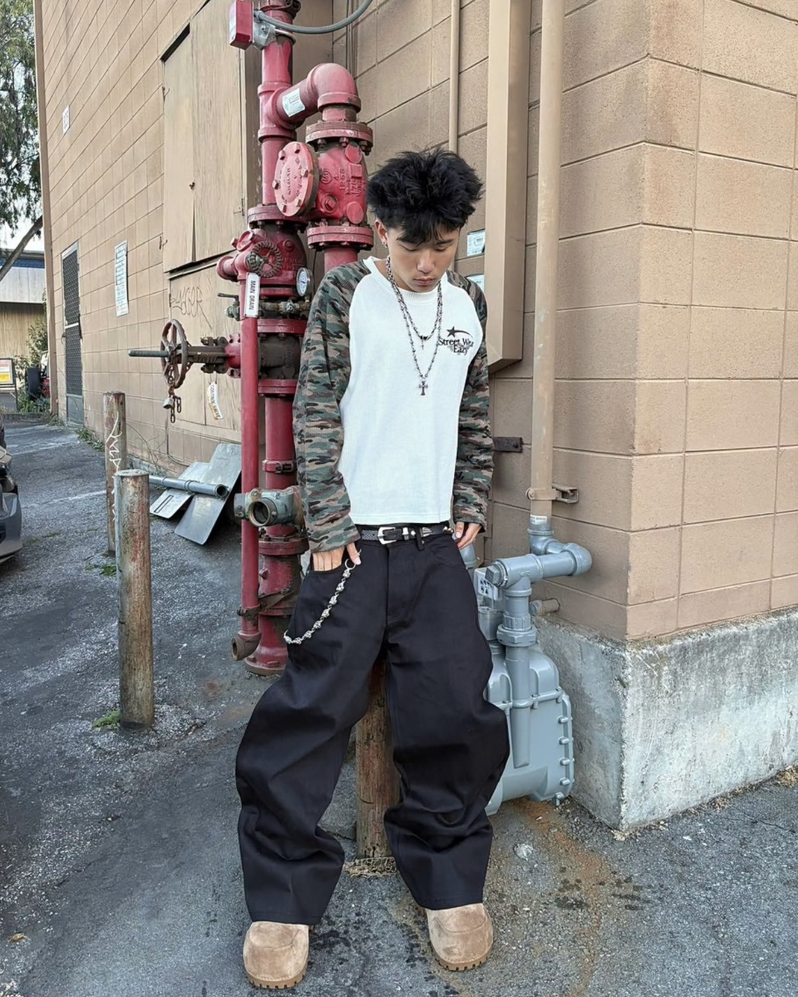 （現貨）越南品牌 SWE SWE CAMO RAGLAN BOXY 迷彩 薄長袖 SWE03