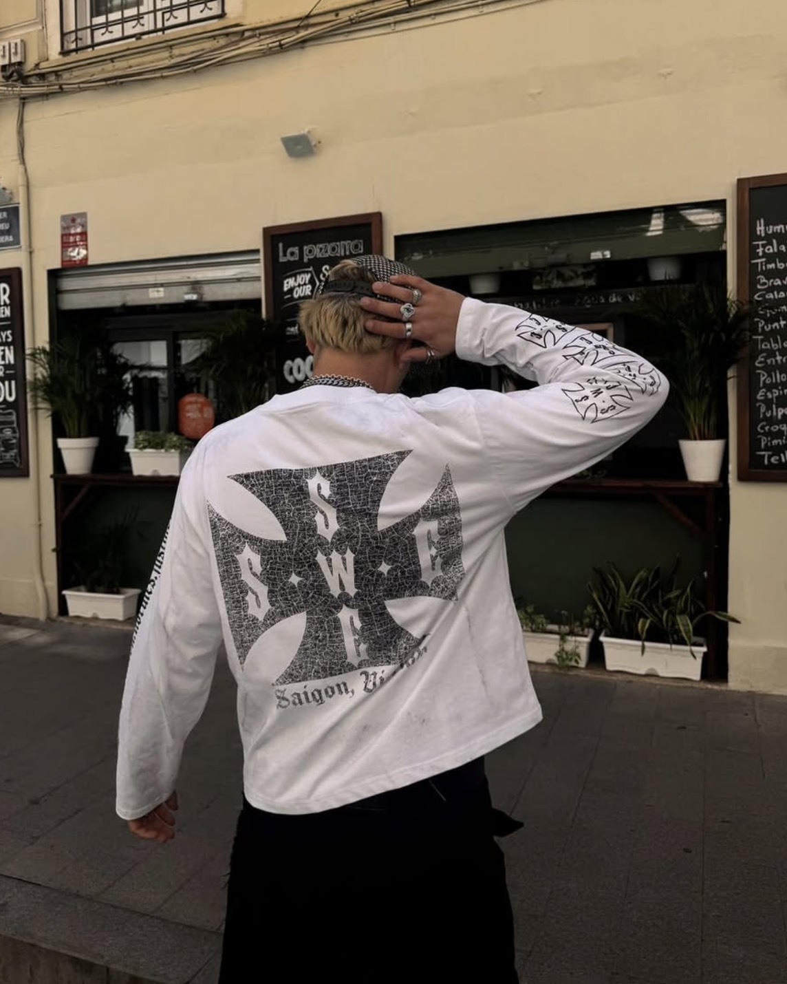 （現貨） 越南品牌 SWE CROSS L/S BOXY 薄長袖 SWE01