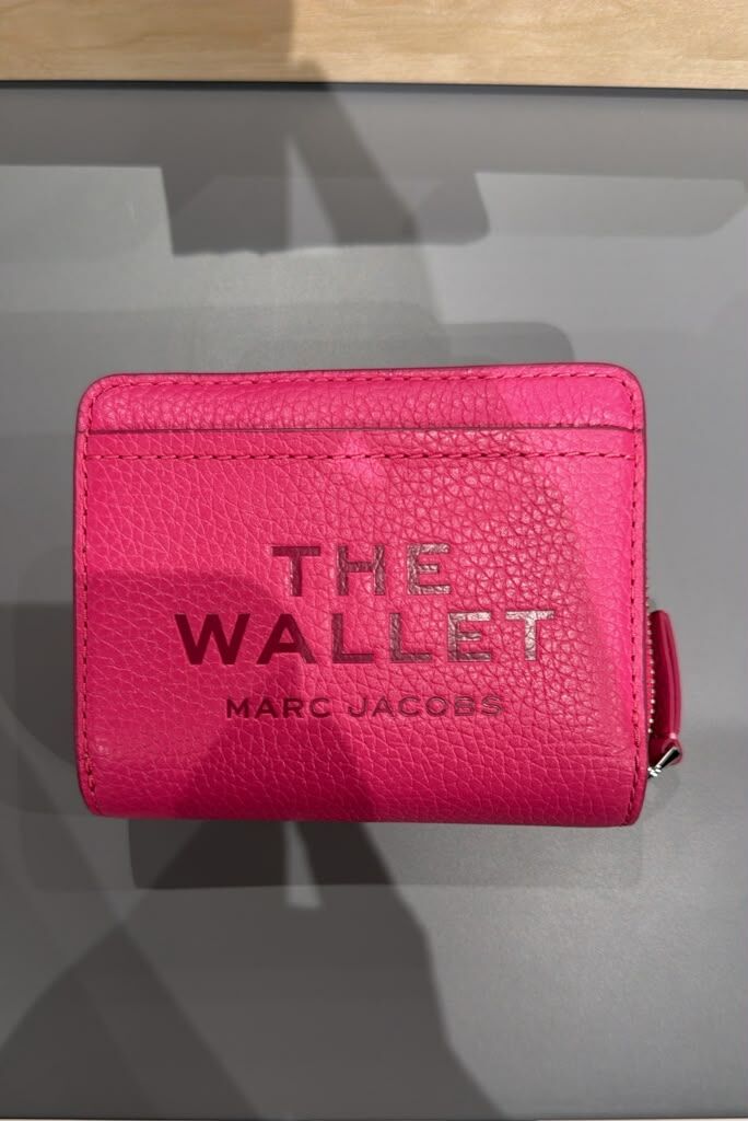 GJ029 Marc Jacobs The Slim Wallet 荔枝紋皮革拉鍊短銀包