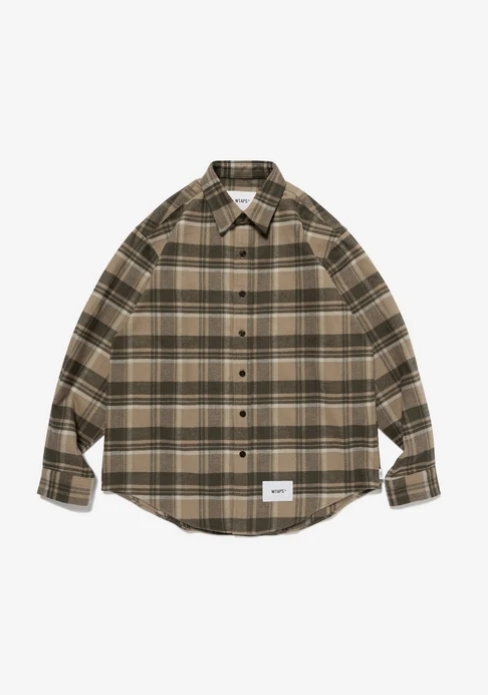 現貨|WTAPS TXT 02 / LS / COTTON. FLANNEL. TEXTILE  262TQDT-SHM03