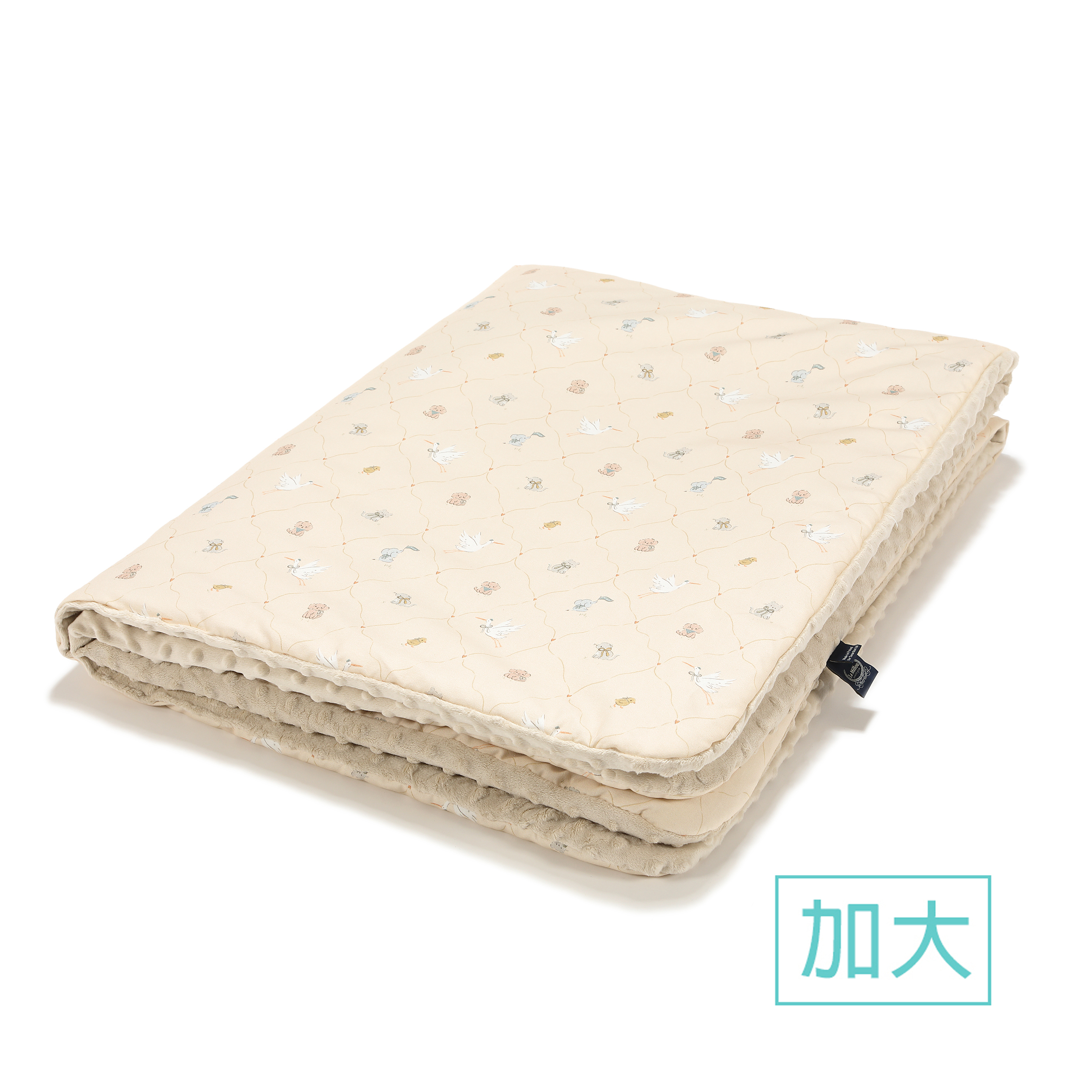 La Millou波蘭 暖膚豆豆毯加大｜送子鳥好朋友｜伊莉沙白