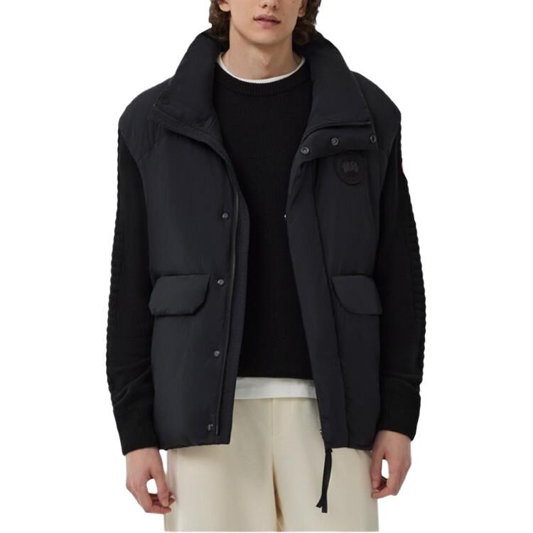 【代購】Canada Goose Wilu Down Vests Men's Black Stand Collar Other 4879M-61