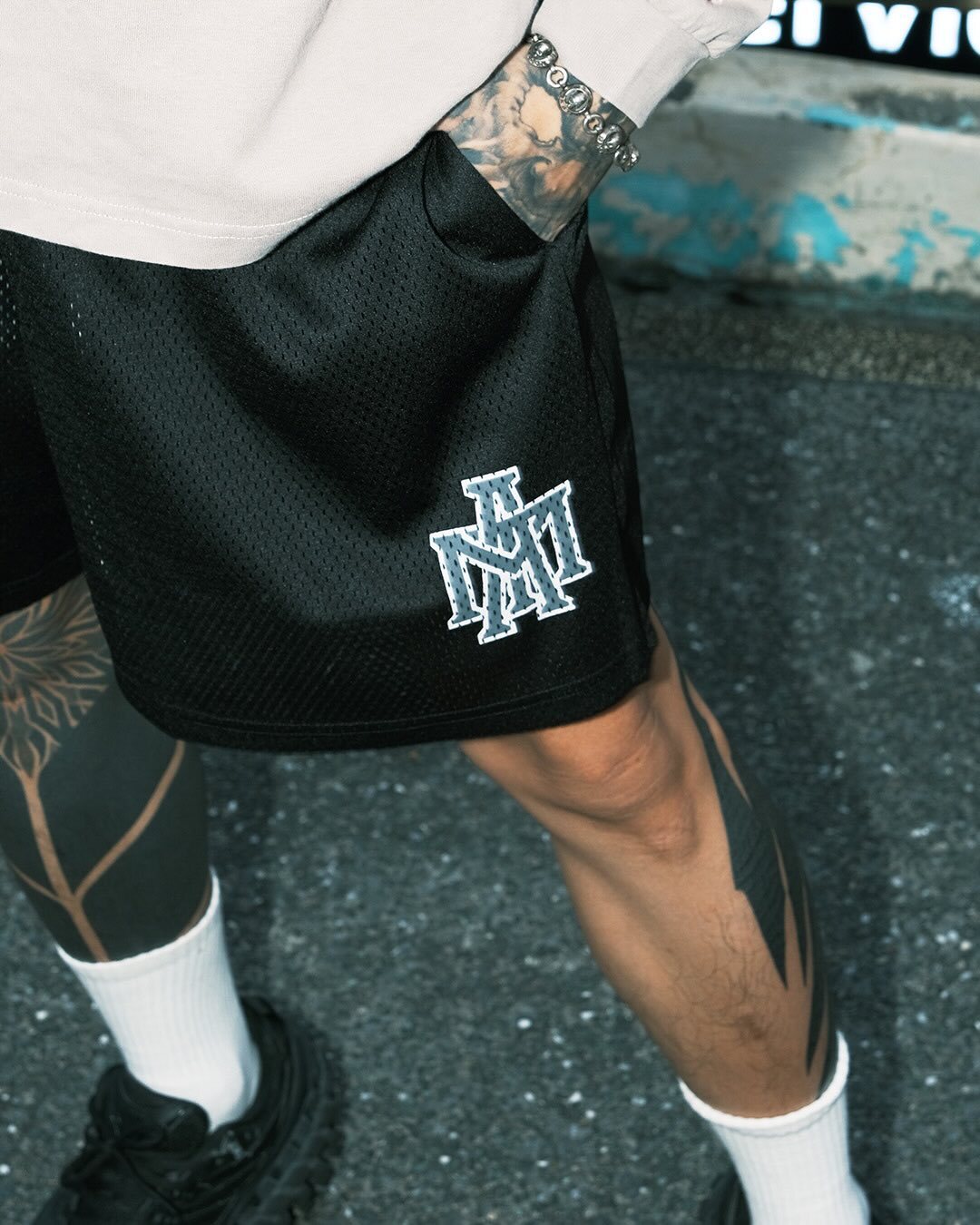 MTA｜Classic Mesh Shorts (Black/Gray)