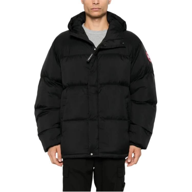 【代購】Canada Goose Down Jackets Men's Black Hooded (Non-detachable) Moderate 1744M-9061