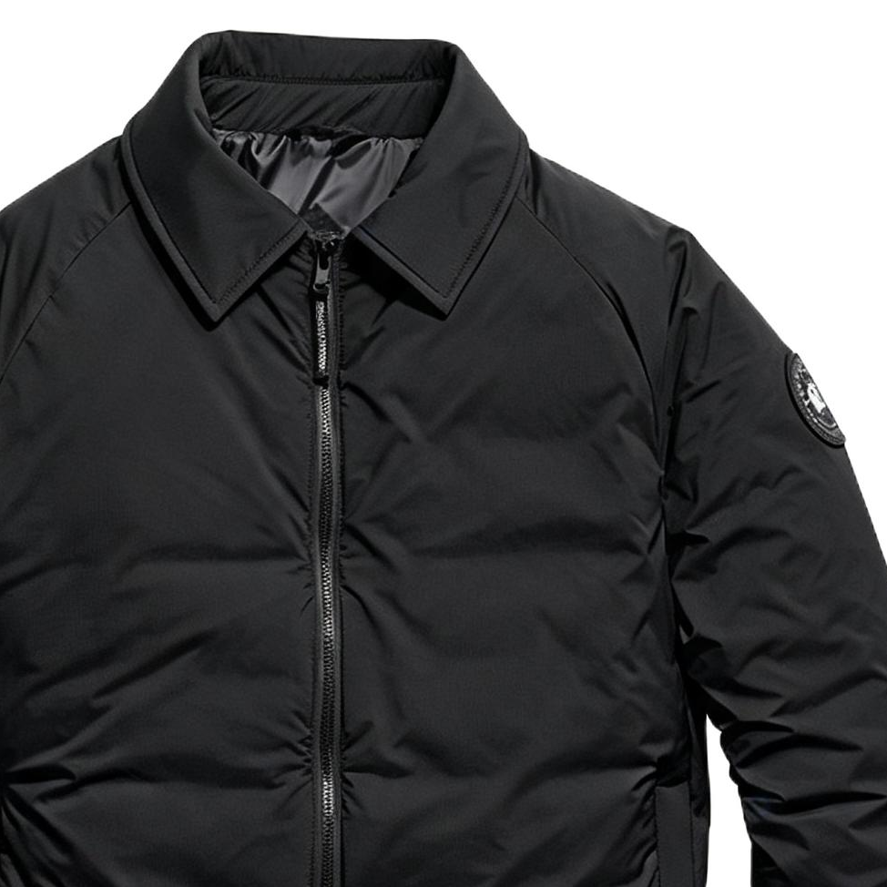 【代購】Canada Goose Lodge Down Jackets Men's Black Hooded (Non-detachable) Moderate 1749MB-9061