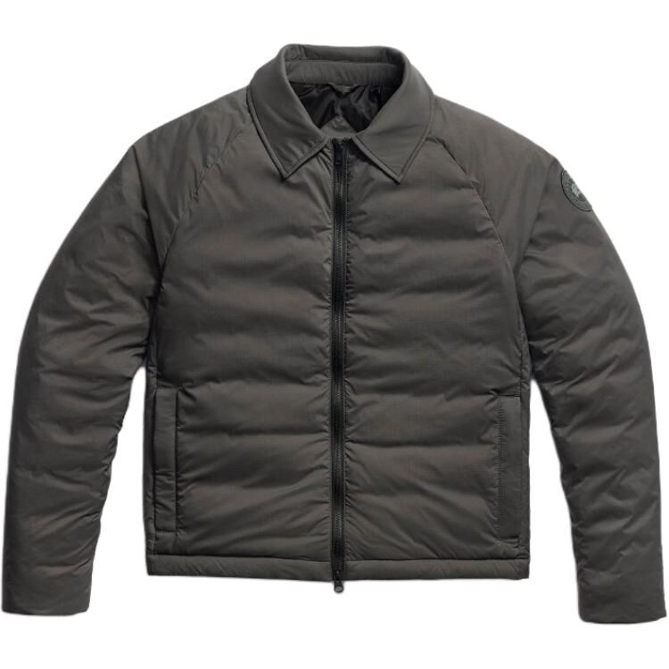 【代購】Canada Goose Lodge Down Jackets Men's Mist Khaki Lapel Moderate 1749MT-9127