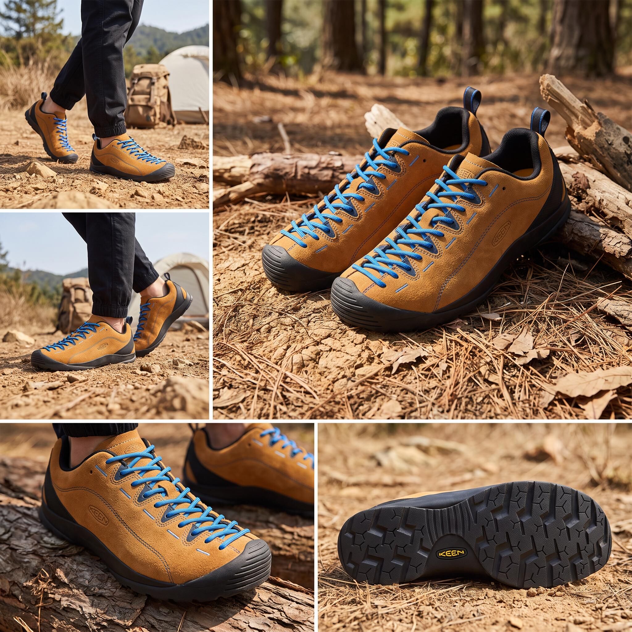 【代購】Keen Jasper Abrasion Resistant Breathable Low top Mountaineering & Hiking Shoes Men's Brown 1002661