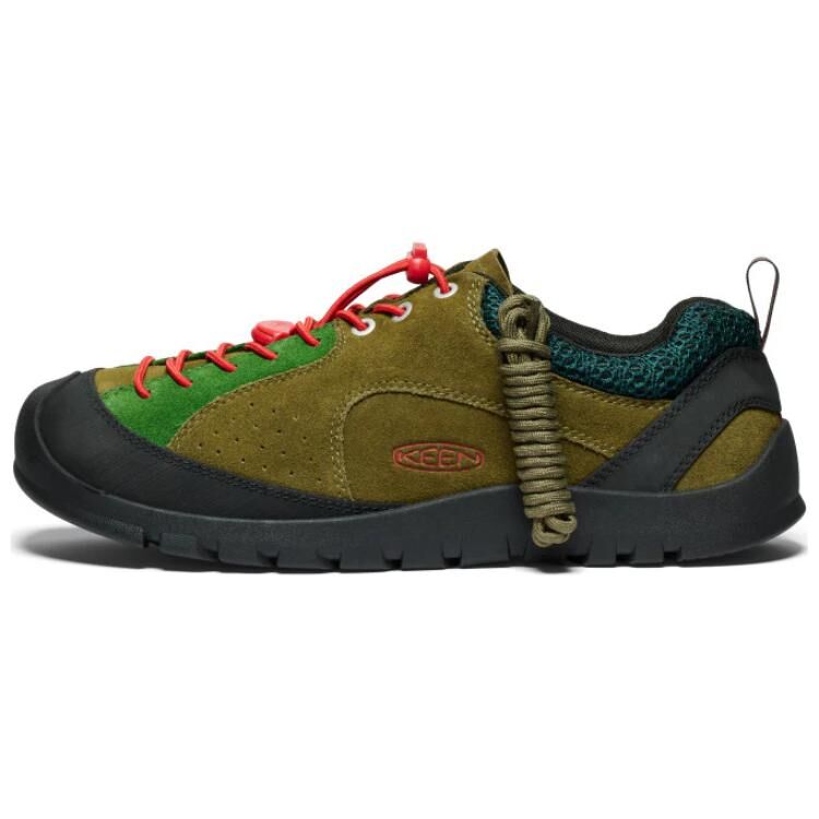 【代購】Keen JASPER ROCKS SP Textile, Leather Slip Resistant Abrasion Resistant Low top Outdoor Shoes Men's Dark Green Black 1029734