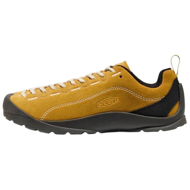 【代購】Keen Jasper Suede Abrasion Resistant Breathable Low top Outdoor Shoes Women's Yellow 1031340