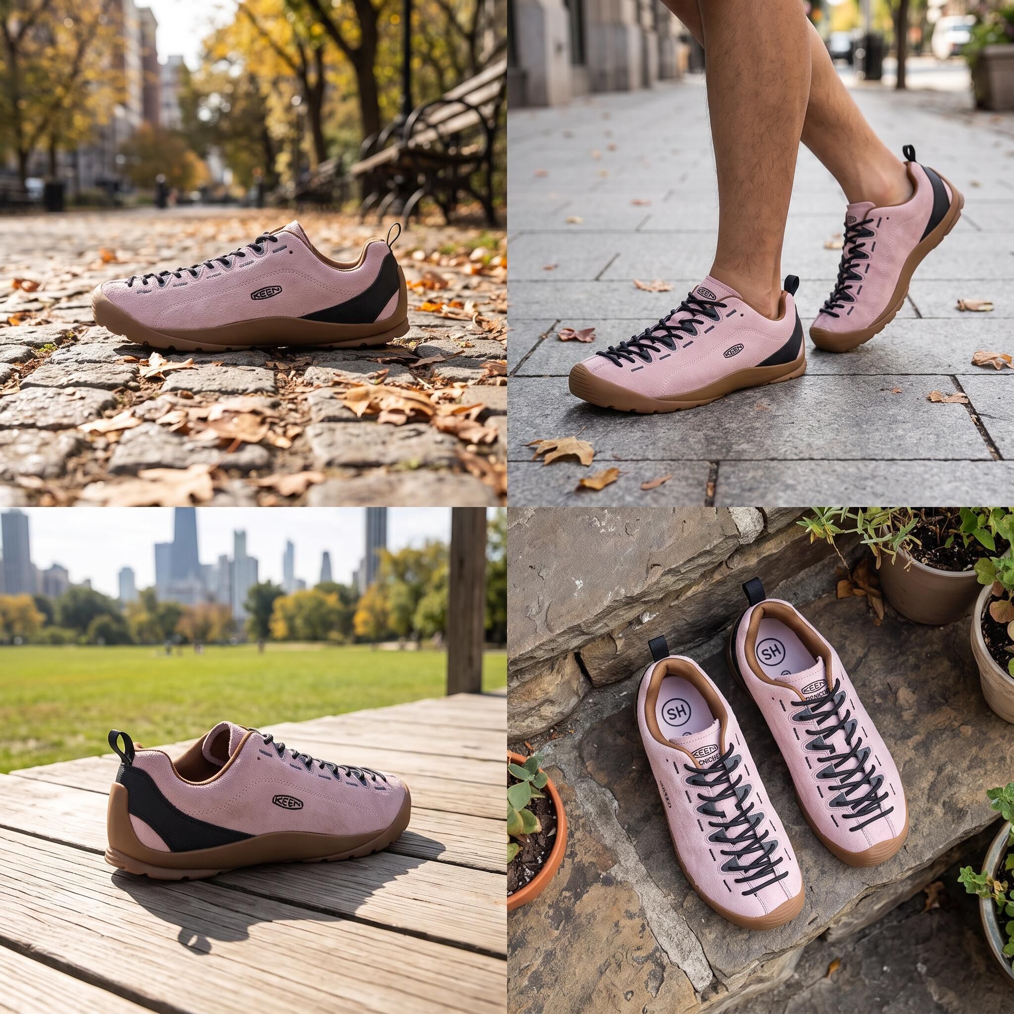 【代購】Keen x Highsnobiety Jasper Low top Hiking Shoes Men's Pink 1029407
