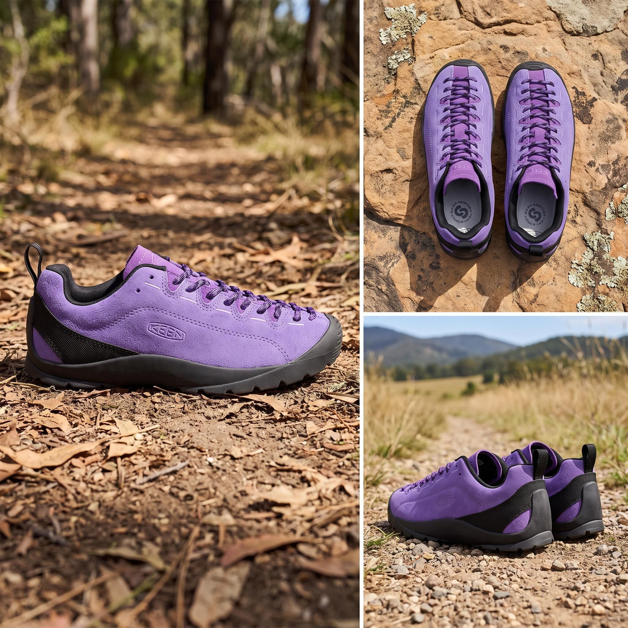 【代購】Keen Jasper Fabric Breathable Low top Hiking Shoes Women's Violet 1032228