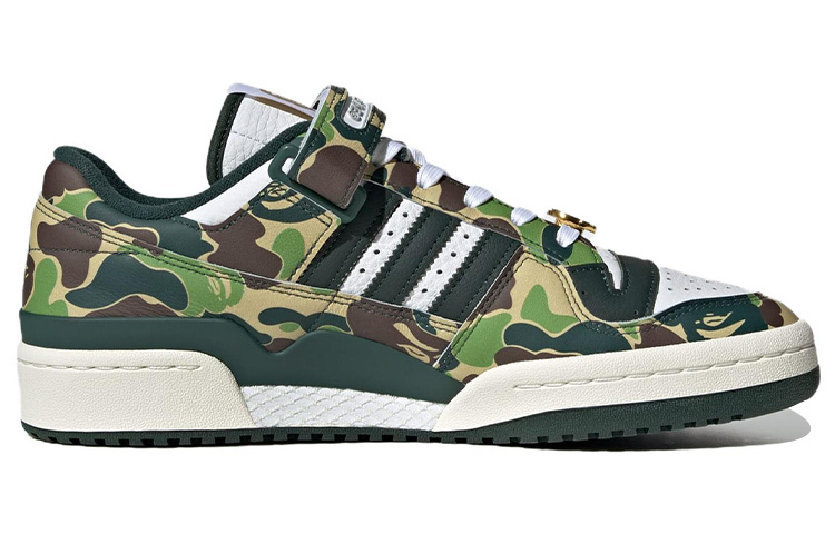 【代購】Forum Bape x Forum Adidas Originals Low 84 '30th Anniversary - Green' ID4771