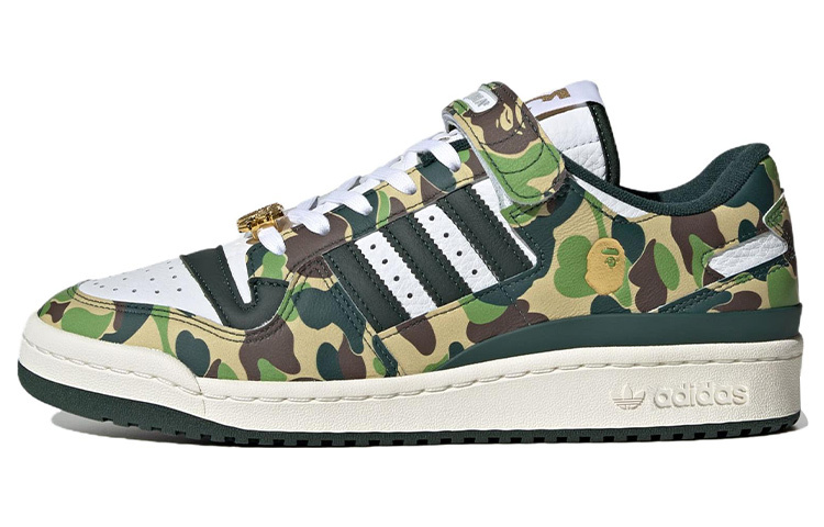 【代購】Forum Bape x Forum Adidas Originals Low 84 '30th Anniversary - Green' ID4771